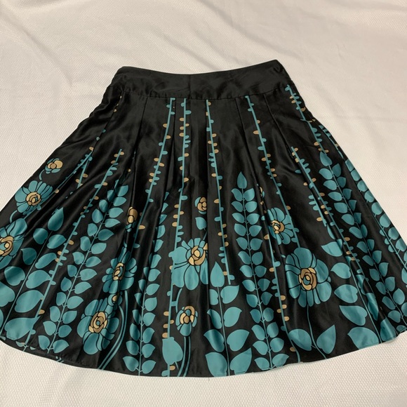 Mossimo Supply Co. Dresses & Skirts - Black & Turquoise skater skirt floral print